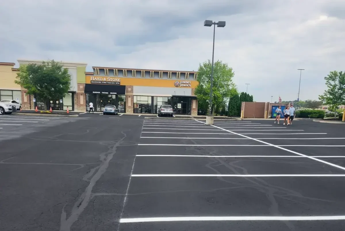 Strip Mall Parking Lot